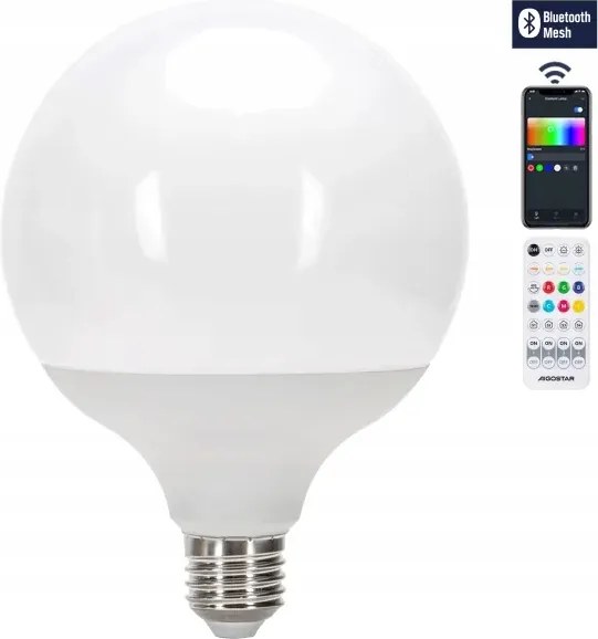 Aigostar intelligens Bluetooth mesh ambient lámpa G120 E27 18W Rgbw