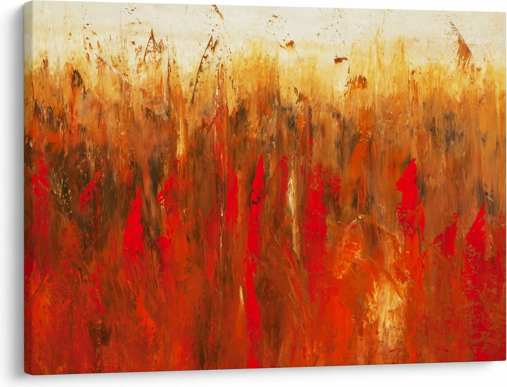 Kép - Festett absztrakció (70x50 cm)