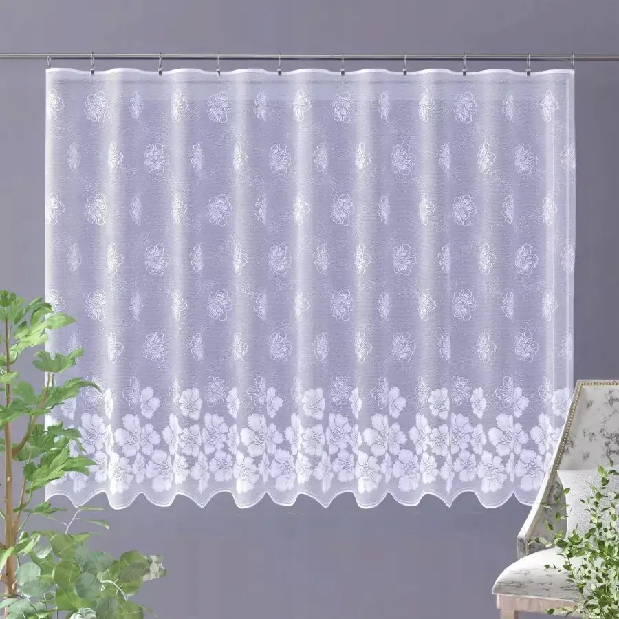 Mg Függöny 649/94 Fehér 250x160cm Kész Szalaggal M