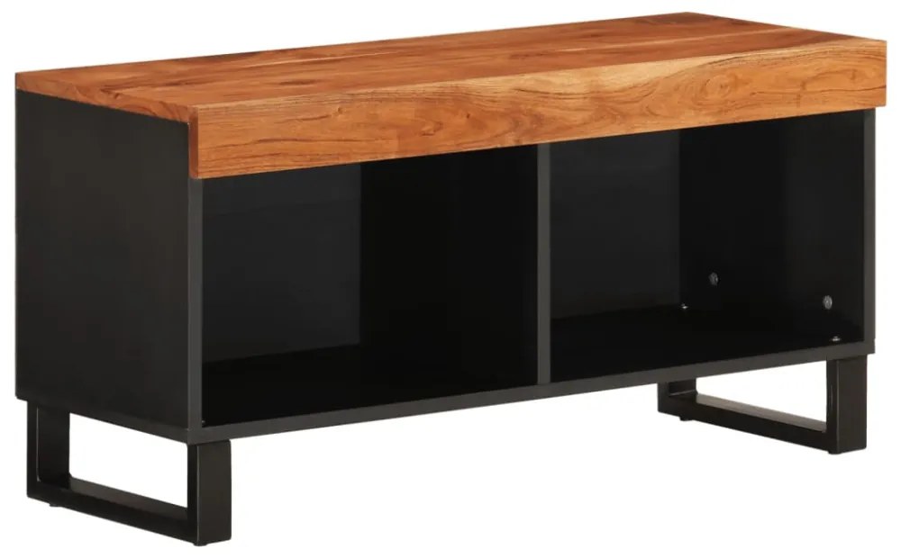 tömör akácfa TV-szekrény 85 x 33 x 43,5 cm