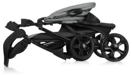 Lionelo - Babakocsi EMMA PLUS szürke/fekete