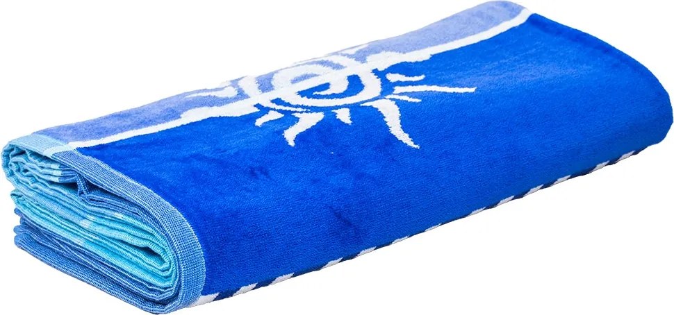 STROMBOLI Strandtörölköző kék 165x90cm