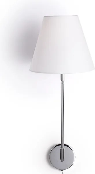 RENDL SILENCE fali lámpa fehér króm 230V LED E27 15W