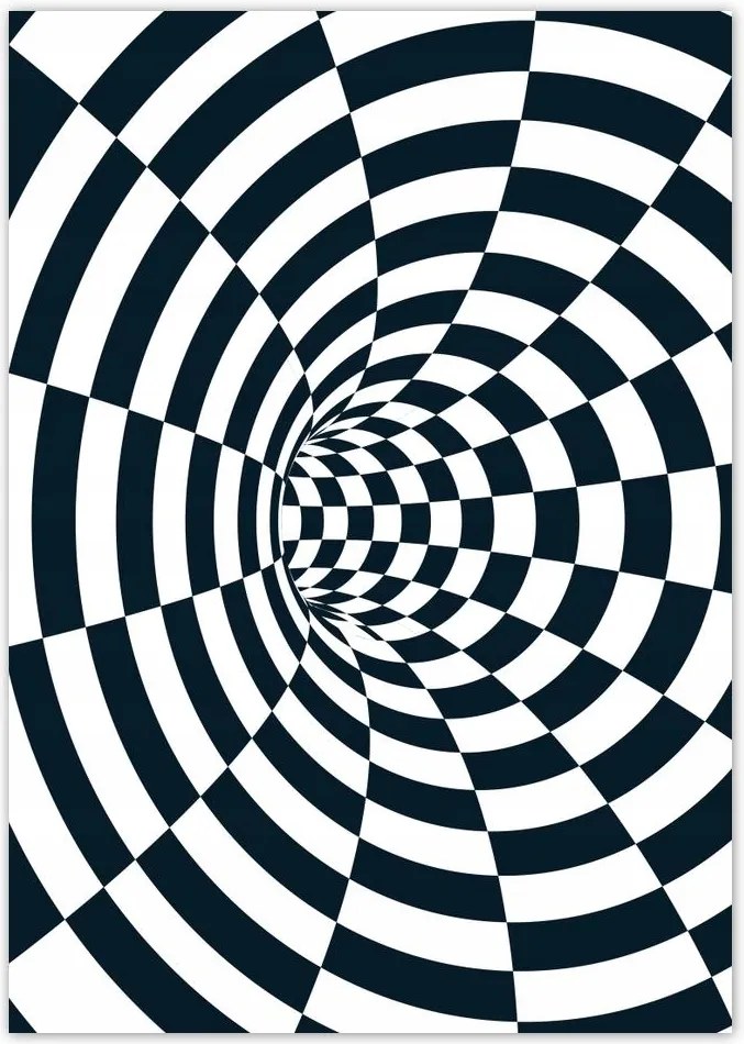 Poszterek A4 Pion Absztrakt fekete-fehér