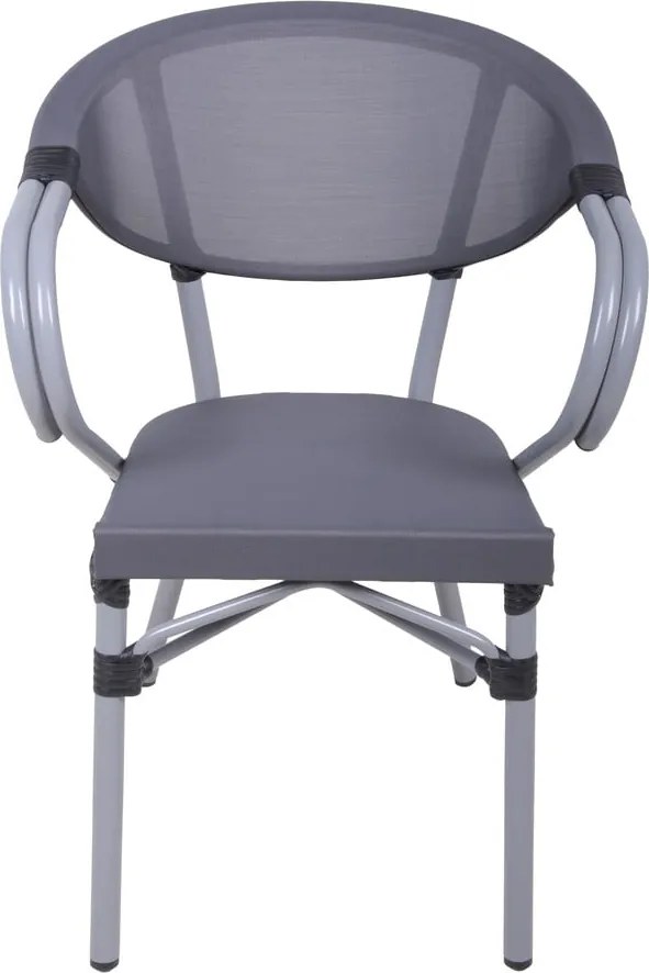 Szürke fém kerti szék Toskana – Garden Pleasure