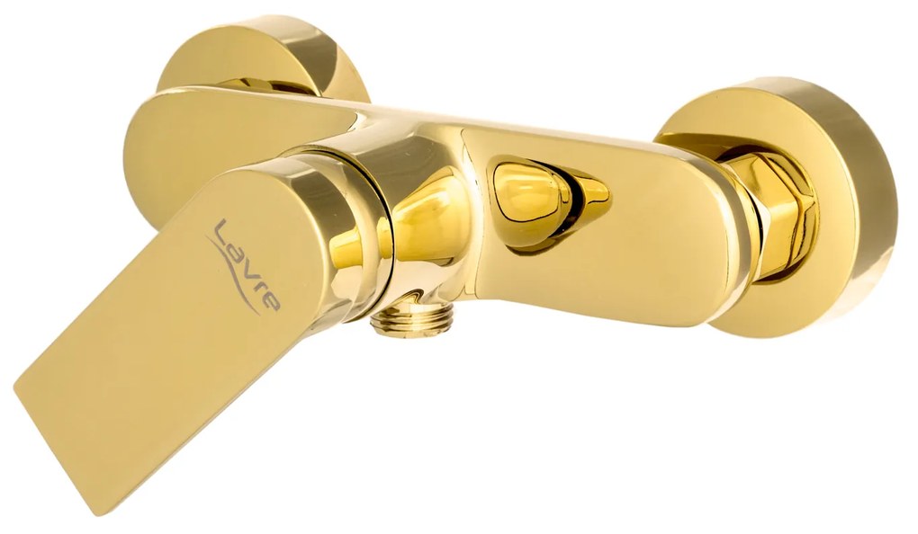 Gamma Rossa, fali zuhanycsaptelep, fényes arany, GMA-BRAN-GD