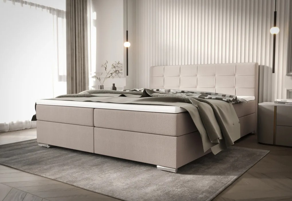 SARINA 3 kárpitozott ágy, 180x200, cosmic 16