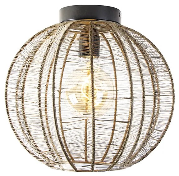 Ipari mennyezeti lámpa bronz fekete színnel - Dong