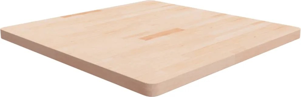 vidaXL kezeletlen tömör tölgyfa négyzet asztallap 90x90x4 cm