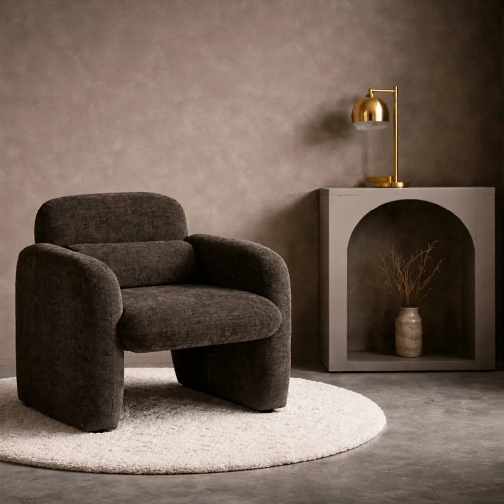 Pihenőfotel barna színben TOGO