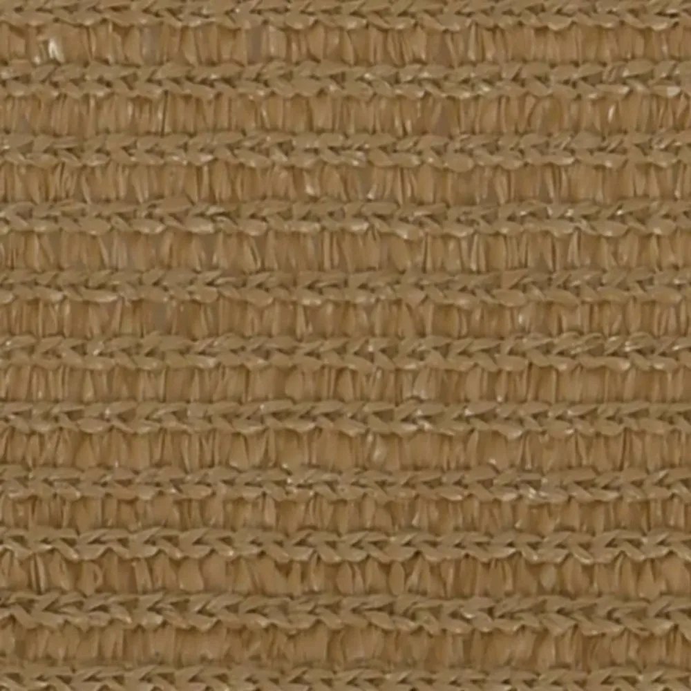 tópszínű HDPE napvitorla 160 g/m² 2 x 4,5 m