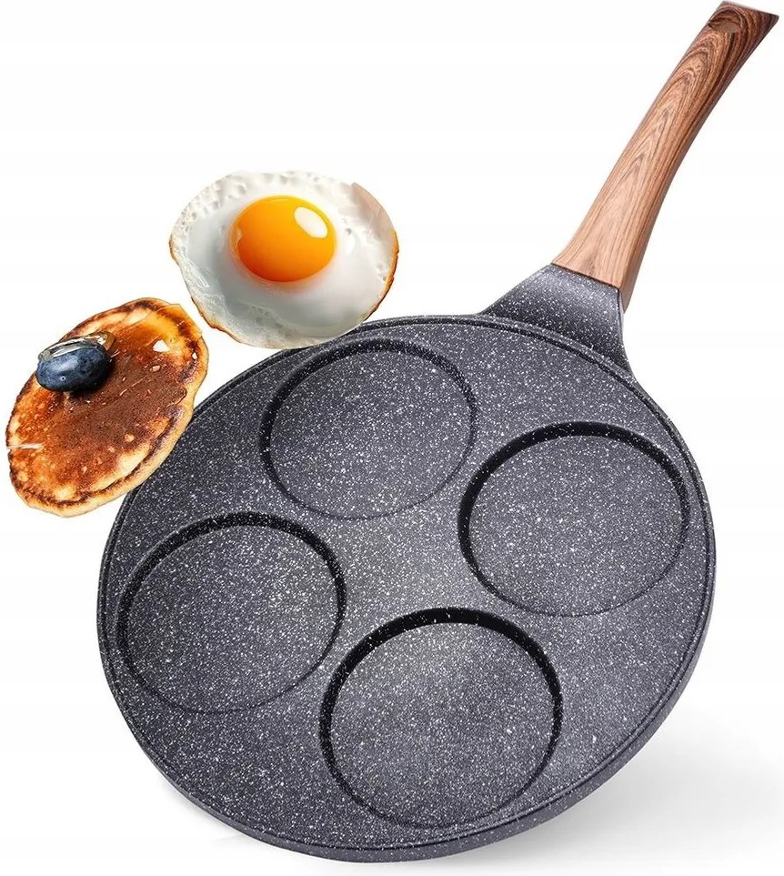 Konyhai Tojásfőző Tapadásmentes Gránit 4 Aljzat 26CM