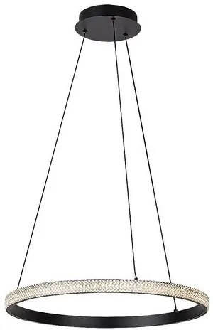 RÁBALUX 72258 GRETE Modern Led Függesztett Lámpa Fekete IP20