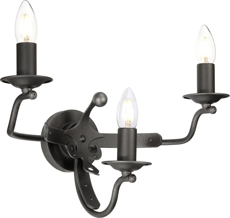 Elstead Lighting WINDSOR WINDSOR-W3-GR Fali lámpa 3x60W/E14
