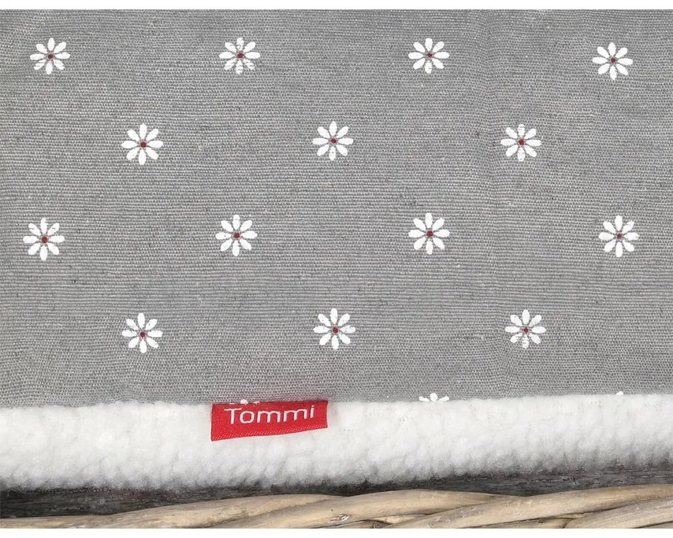 Tommi Provence fonott kutyafekhely, 90 x 54 x 35cm