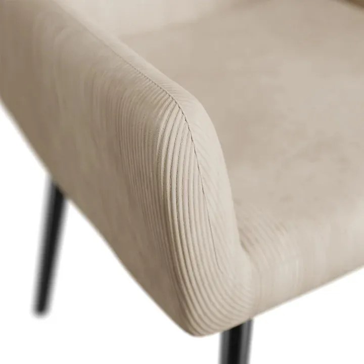 Juskys Odense fotel lábtartóval – bézs