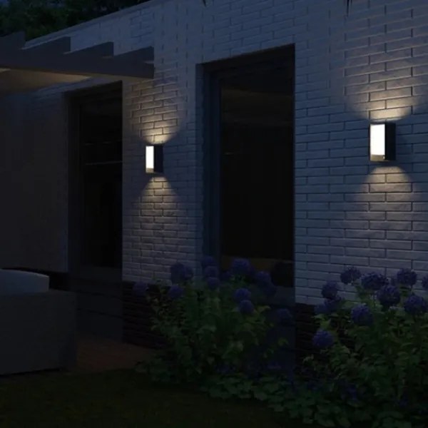 Philips - Kültéri fali lámpa BRIDGE 1xE27/15W/230V IP44