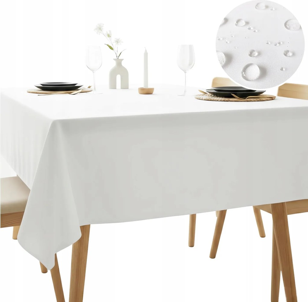 Soft foltálló asztalterítő asztalra, padra, ünnepekre, karácsonyra 140x300 fehér