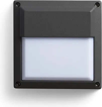 RENDL DELTA 145 fali lámpa antracitszürke 230V GX53 9W IP54