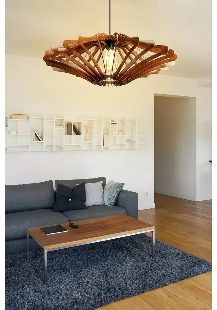 Natúr színű függőlámpa ø 47 cm – Opviq lights