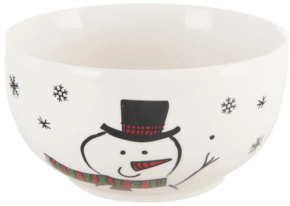 Fehér porcelán bögre és tálka szett karácsonyi mintával 2 db-os 350 ml – Orion