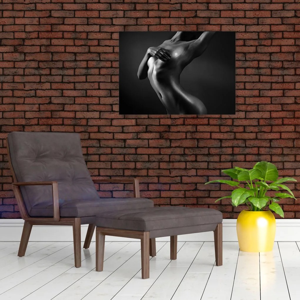 Üveg kép - Meztelen nők (70x50 cm)