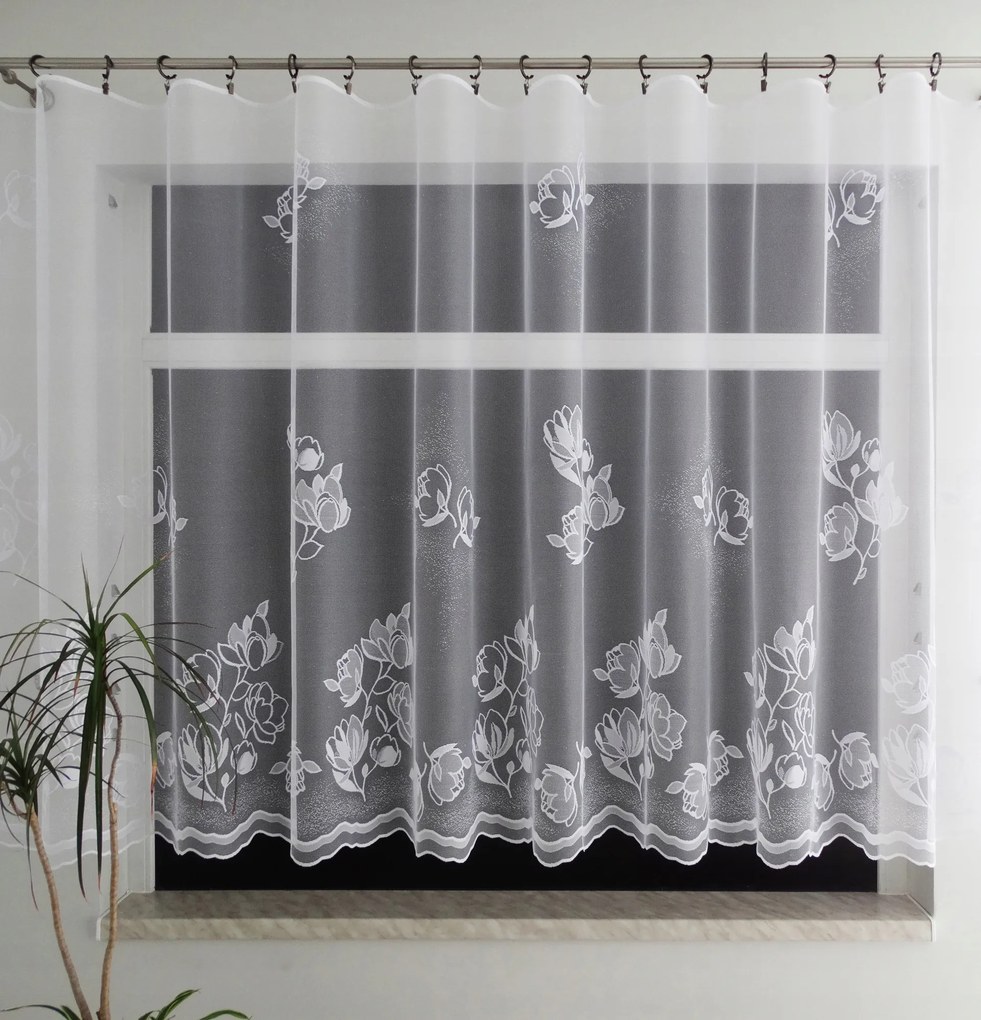 Mg Függöny 32174H Fehér 250X160 kész Bt lengyel M