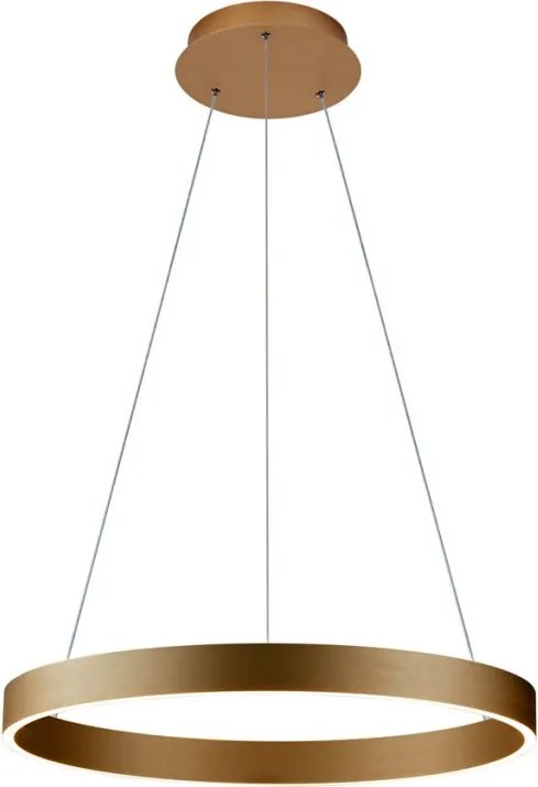 ITALUX 5902854537938 BRASCO Modern Led Függesztett Lámpa Fehér, Arany LED IP20