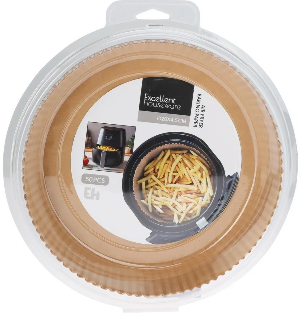 EH forrólevegős sütő papírformák 50 db, átmérő 20 cm