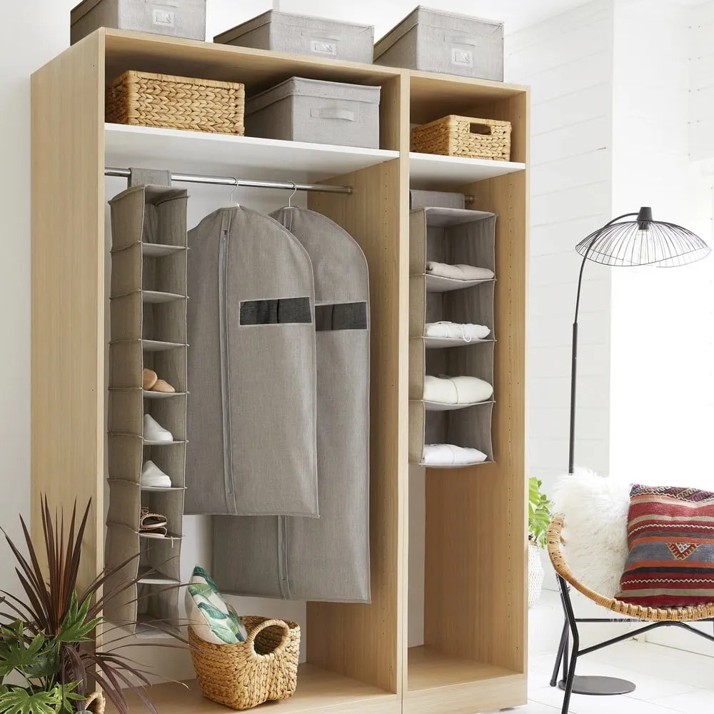 Függő textil gardrób rendszerező Oxford – Compactor