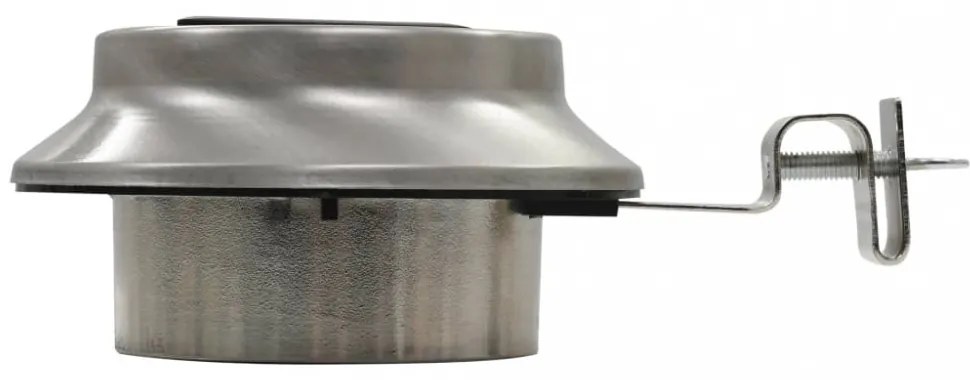 6 db kerek fehér kültéri napelemes LED lámpa, 12 cm