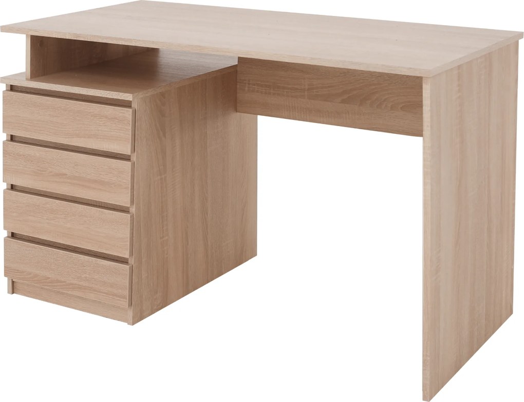 Pc asztal, szonoma tölgy, HANY NEW