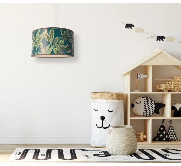 Duolla - Csillár zsinóron GOLD LEAVES 1xE27/15W/230V á. 35 cm