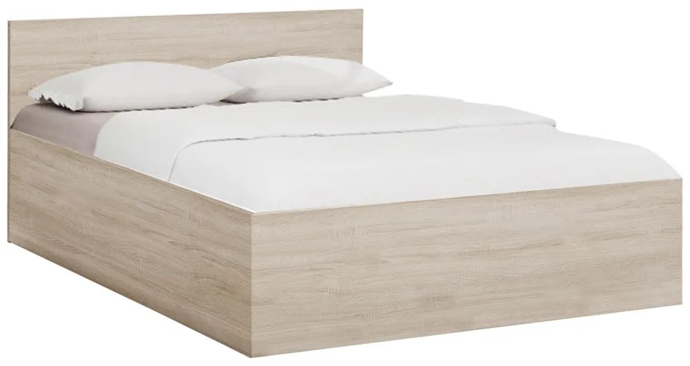 SOFIA ágy 180 x 200 cm, sonoma tölgy Ágyrács: Ágyrács nélkül, Matrac: Matrace Sommera 18 cm