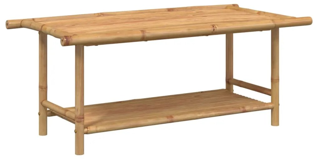 Bambusz dohányzóasztal 110x55x45 cm
