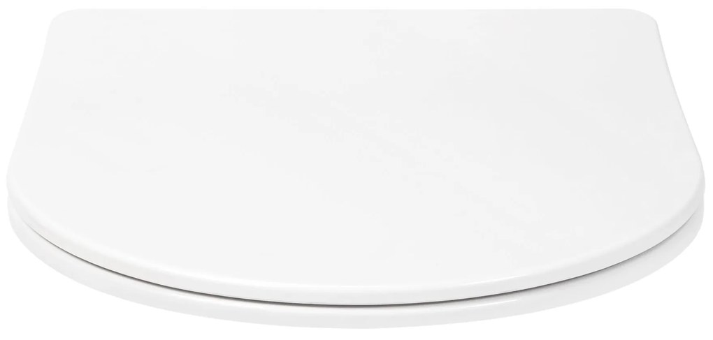 Lassan csukódó WC ülőke DUROPLAST FLAT Fehér