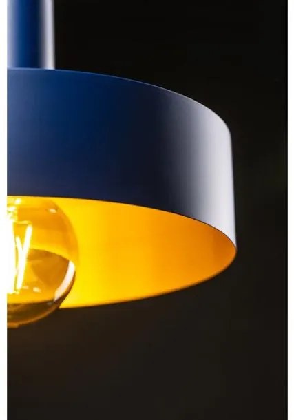 Lámpa Mennyezeti lámpatest SELVIA II, 6010, max. 250V, 50/60Hz, 1*E27, max.40 W, IP20, átmérő 30 cm, sötétkék