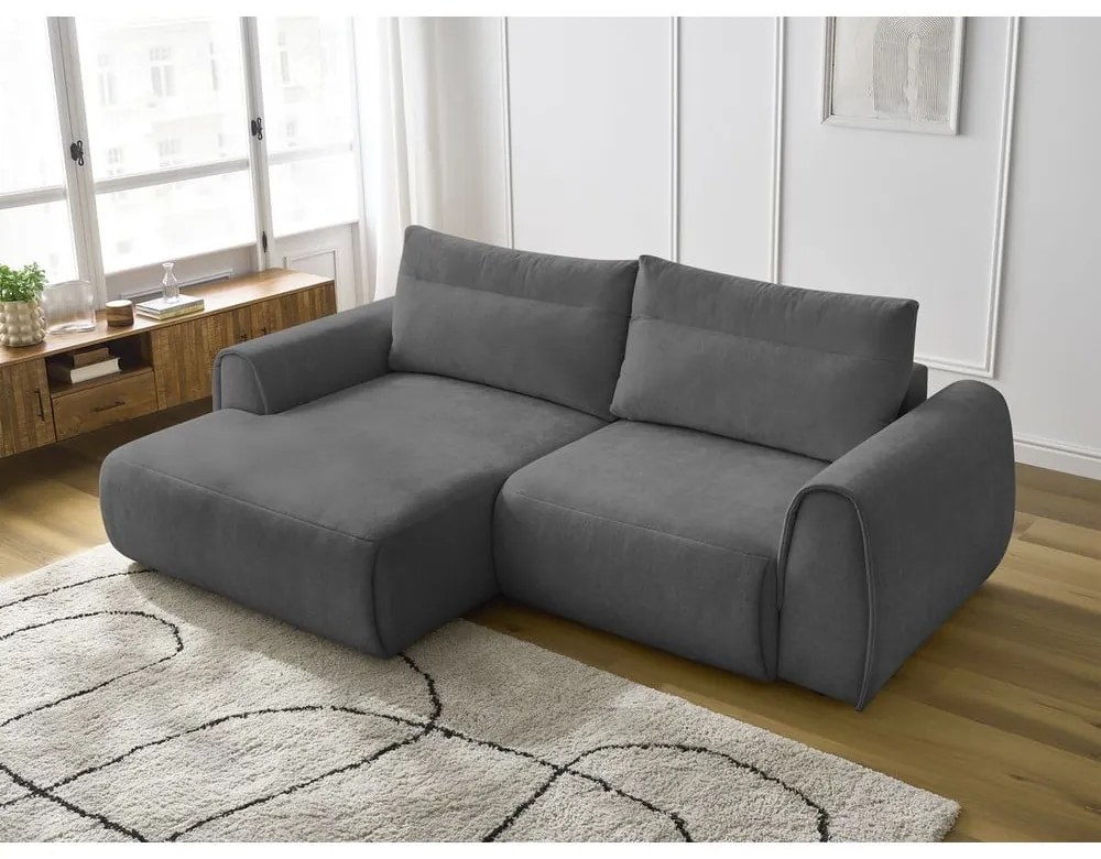 Szürke sarokkanapé Aden – Bobochic Paris