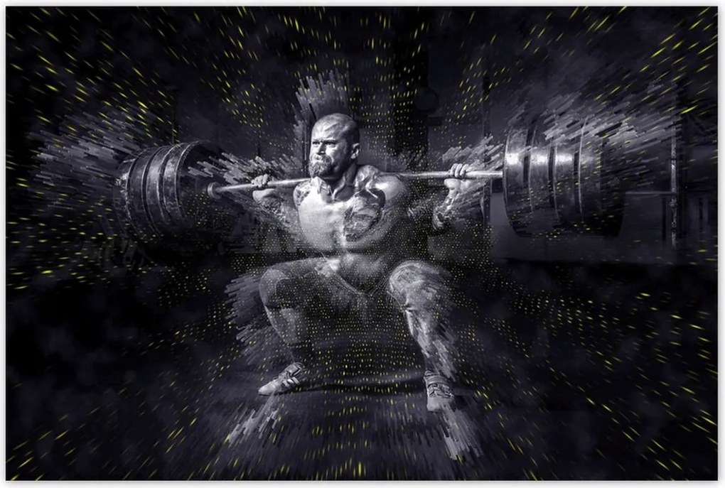 Poszterek 120x80 Strongman Edzőterem Erő