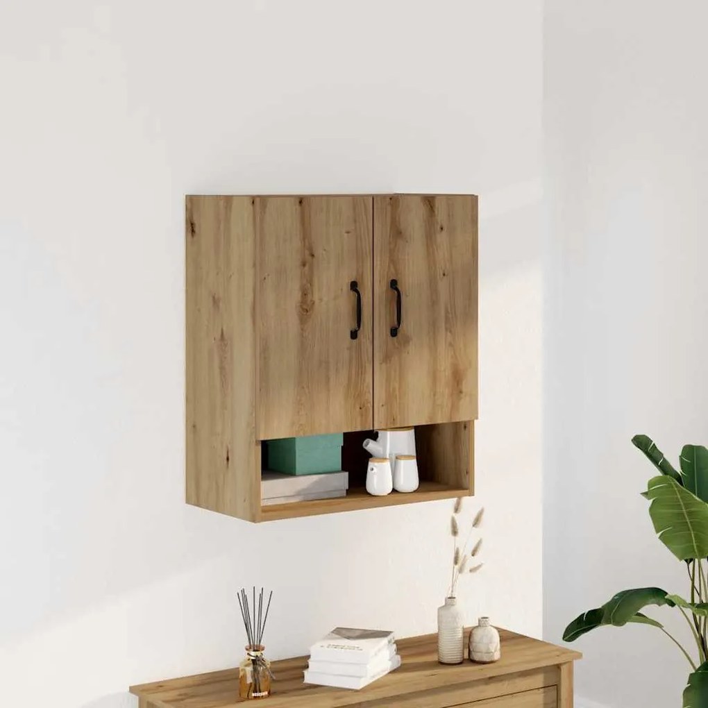 fali szekrény artisan tölgy 60x31x70cm gépi úton előállított fa