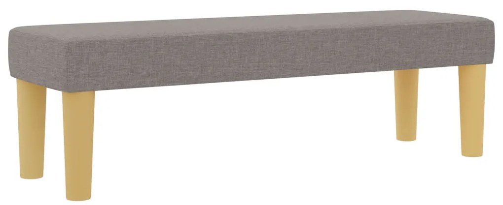 Box Spring ágy matraccal és padláccal taupe 120x190 cm szövet