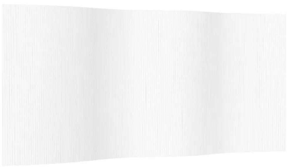 fehér bambusz térelválasztó 165 x 400 cm