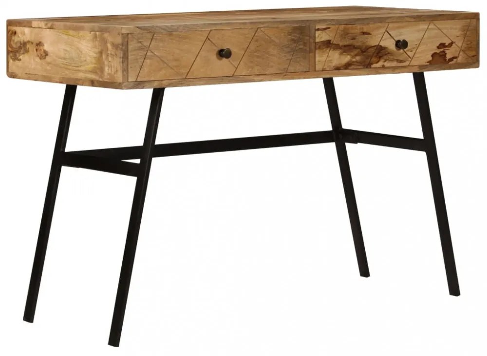 tömör mangófa fiókos íróasztal 110 x 50 x 76 cm