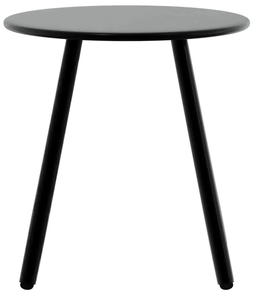 3 db fekete polyrattan kerti szék szett