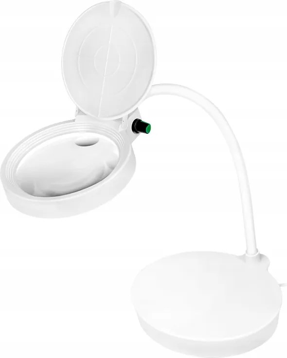 LogiLink Asztali nagyító lámpa 8/36 dioptria szabályozható liba nyak