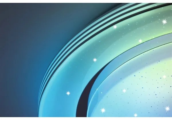 Paulmann 70546 - LED RGBW/22W Dimmelhető mennyezeti lámpa RAINBOW 230V + távirányító