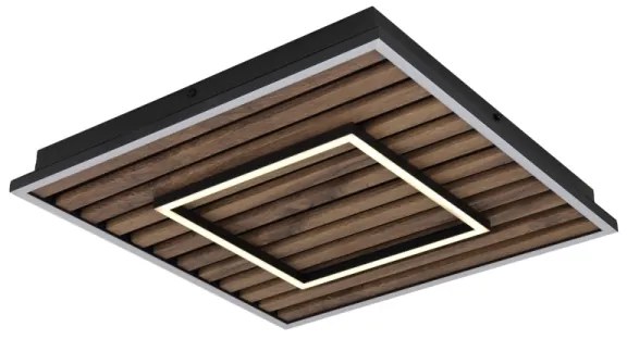 Globo 67345D1 - WOODY LED mennyezeti lámpa 36W, 230V, 3000K, 45x45 cm