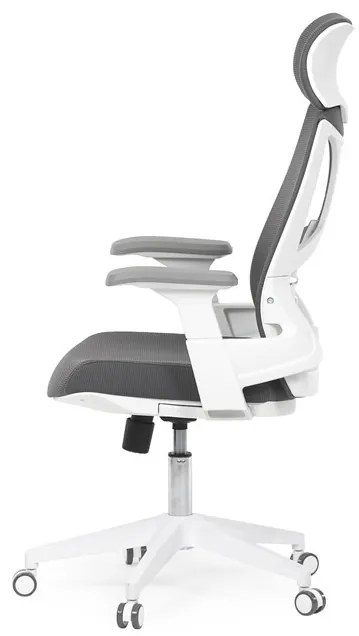 Fehér irodai szék hintamechanikával. KA-S247 WT