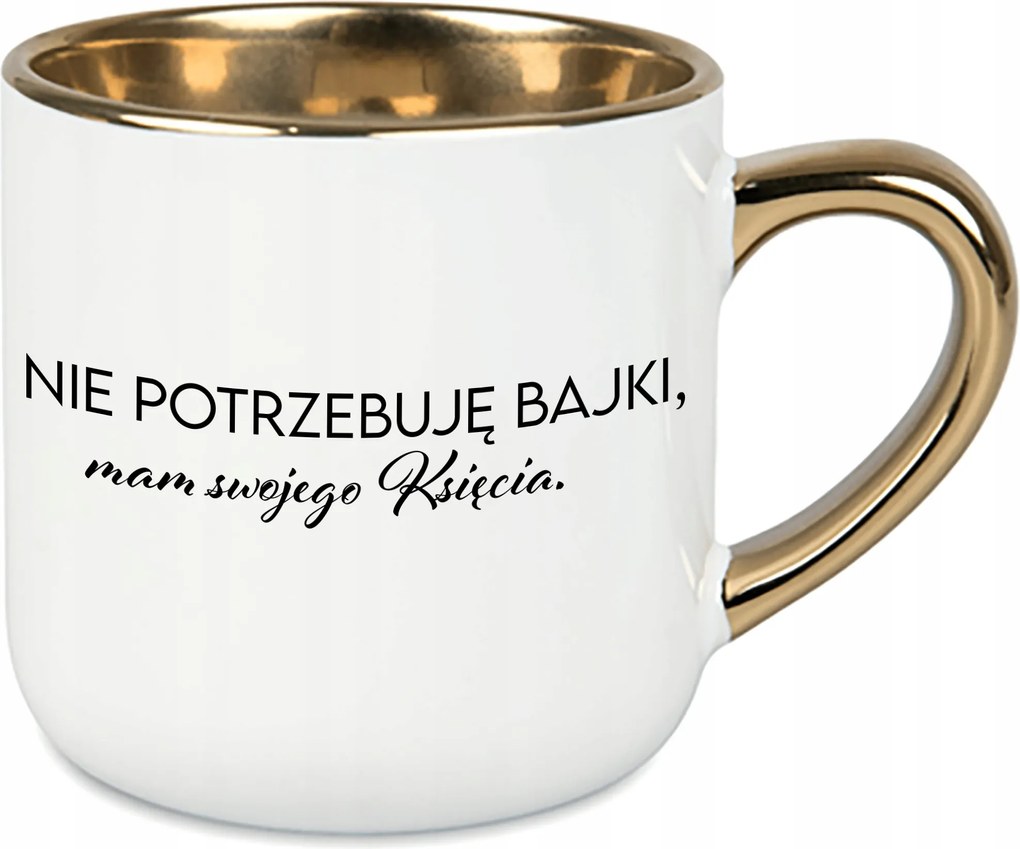 Bögre Nagy fehér Nincs Szükségem Mesére, Van Egy Hercegem A Férjem Feleségének Ajándék