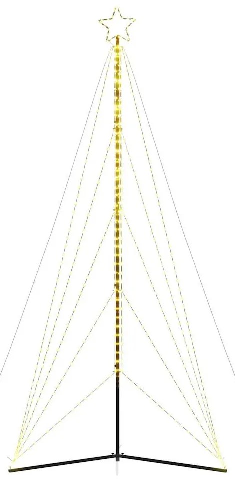 meleg fehér LED karácsonyfa 615 LED 404,5 cm